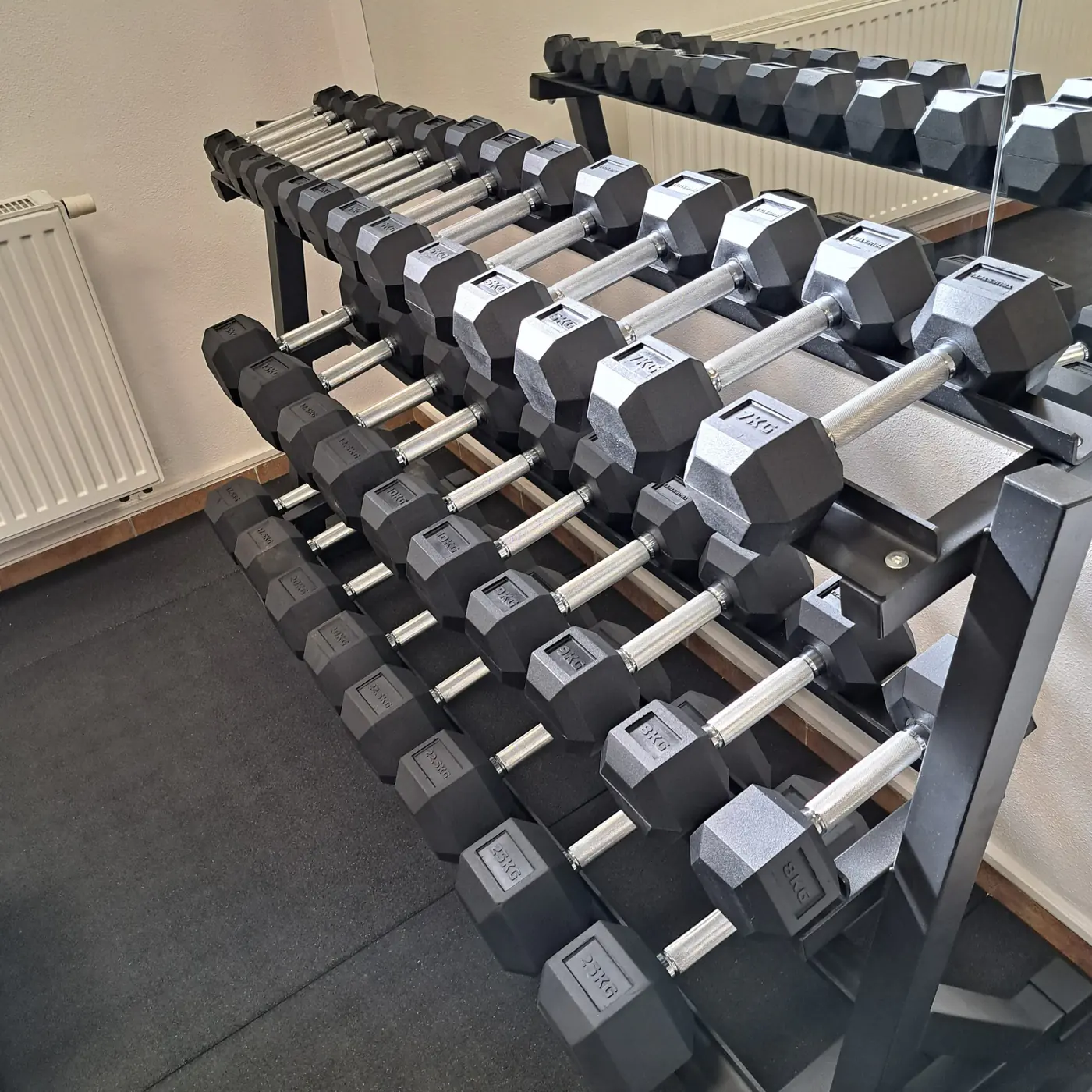 Interiér soukromé posilovny FreeGym Písek